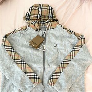 NEW WITH TAG BURBERRY FULL ZIP HOODIE